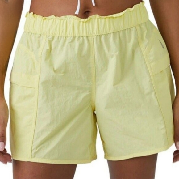 FP Movement by Free People Pants - Free People Movement Yellow water Resistant Athletic Short Size Small EUC